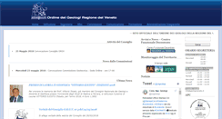 Desktop Screenshot of geologiveneto.it